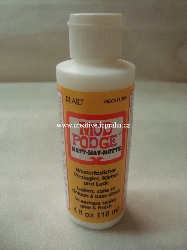 Lepidlo a lak Mod Podge lesklý 118ml